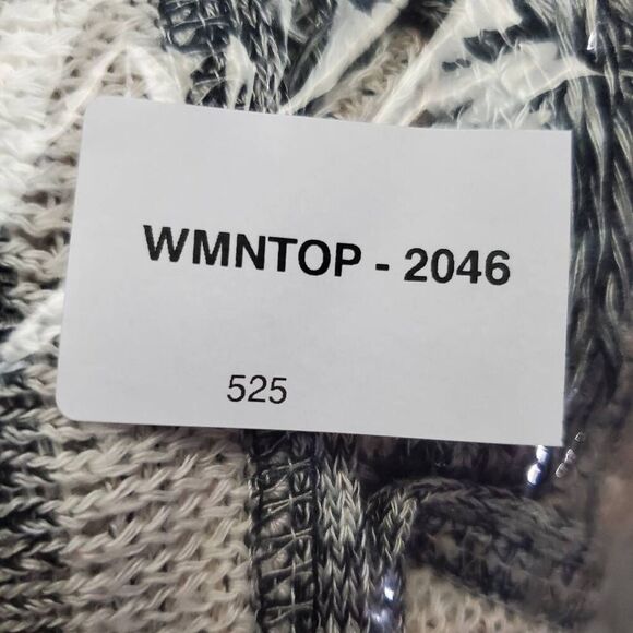 Vanity Women’s Size M Boho Southwestern Open Front Cardigan Sweater Fringe Hem A - Picture 7 of 7